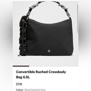 lululemon athletica Black Shoulder Bag